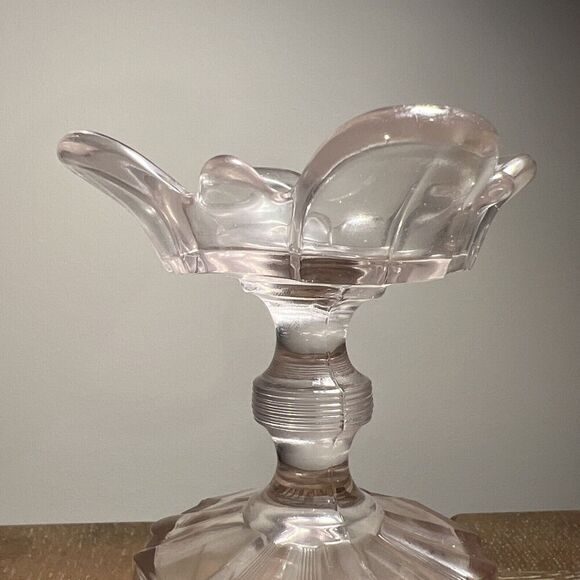 Antique CLEAR/tinted RIBBON by Adams & Co Stemware‎ - Picture 8 of 10